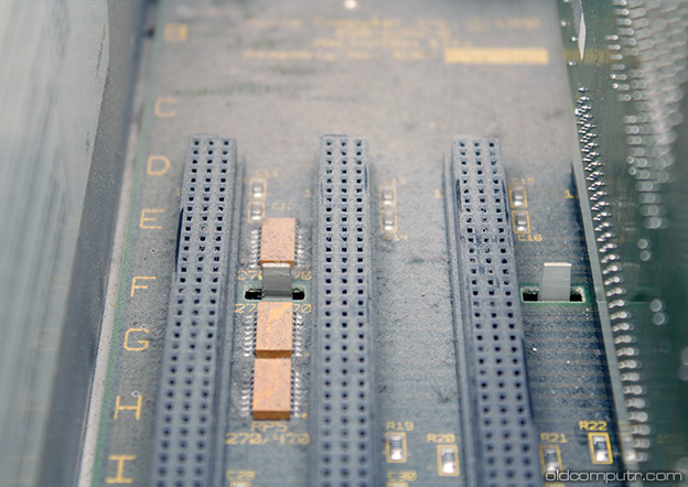 macintosh iifx motherboard closeup