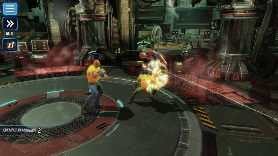 marvel strike force combat scene