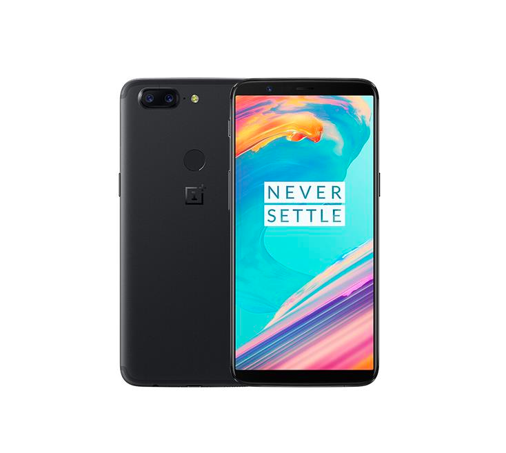 oneplus 5t front back view
