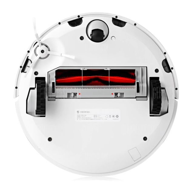 robot vacuum bottom view