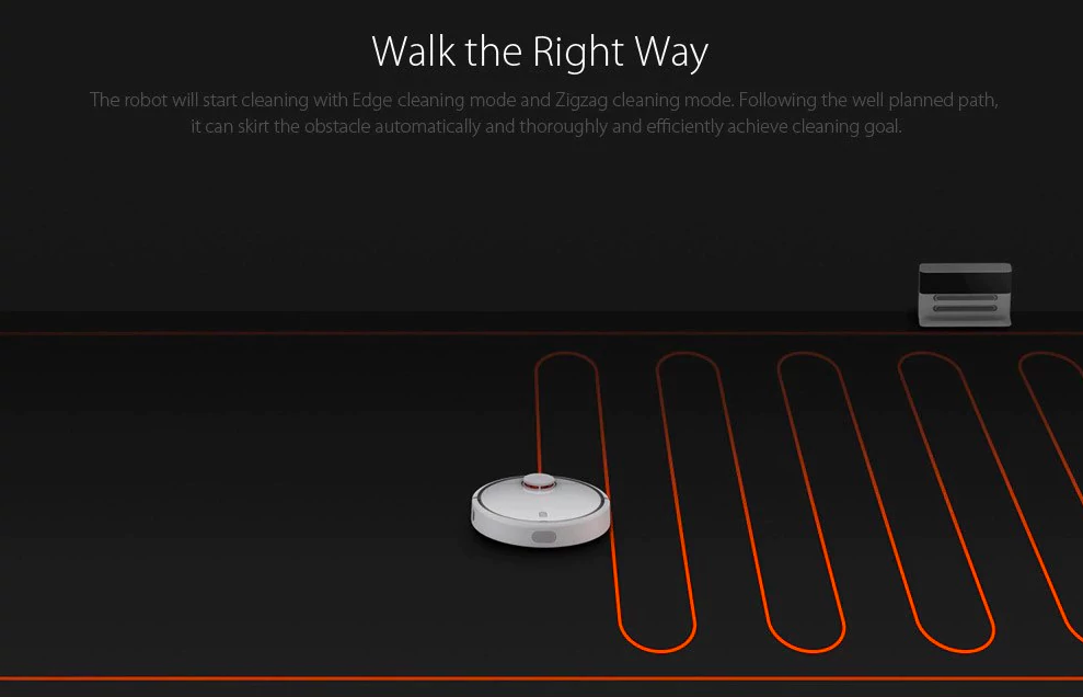 robot vacuum cleaning path