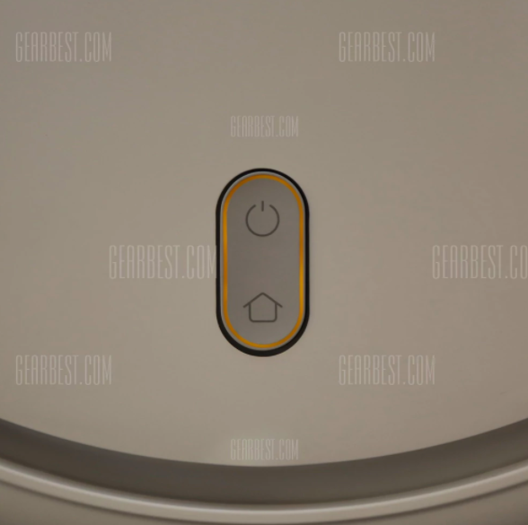 robot vacuum power button