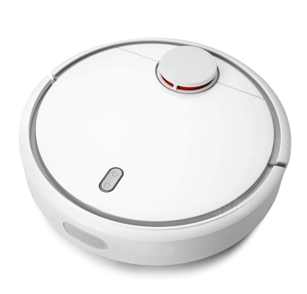 robot vacuum top view