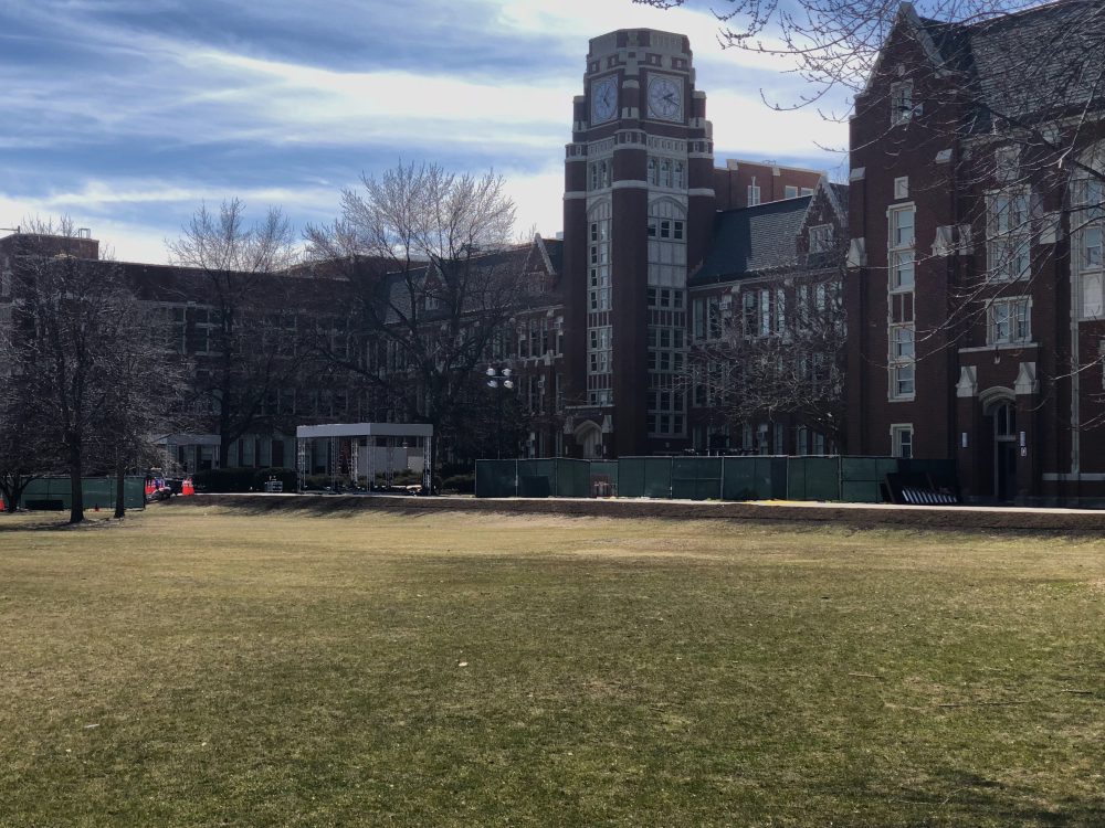 school building view