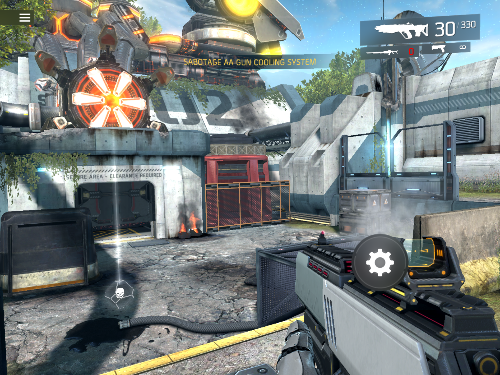 shooter game environment