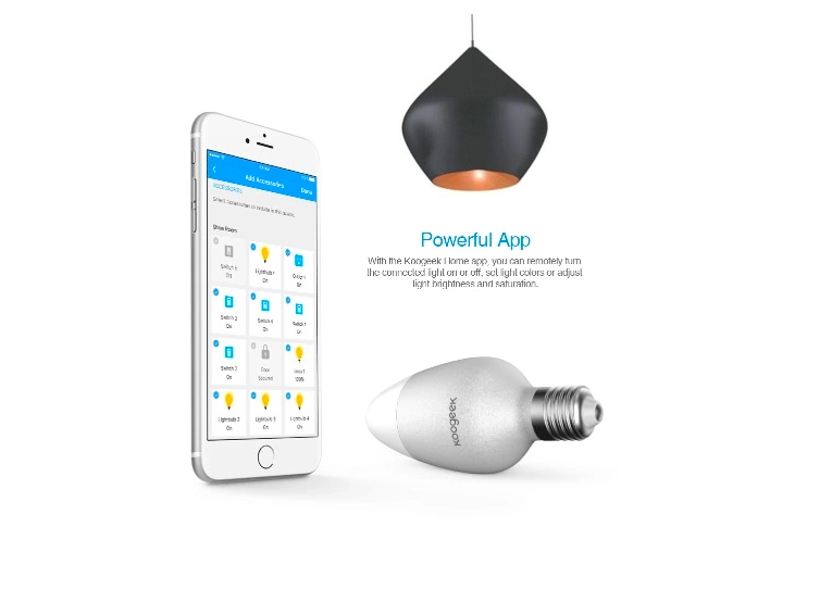 smart bulb app control