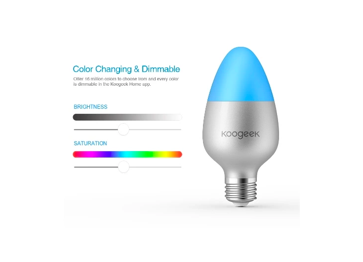 smart bulb color dimmable