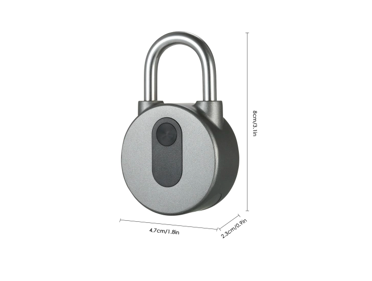 smart padlock dimensions