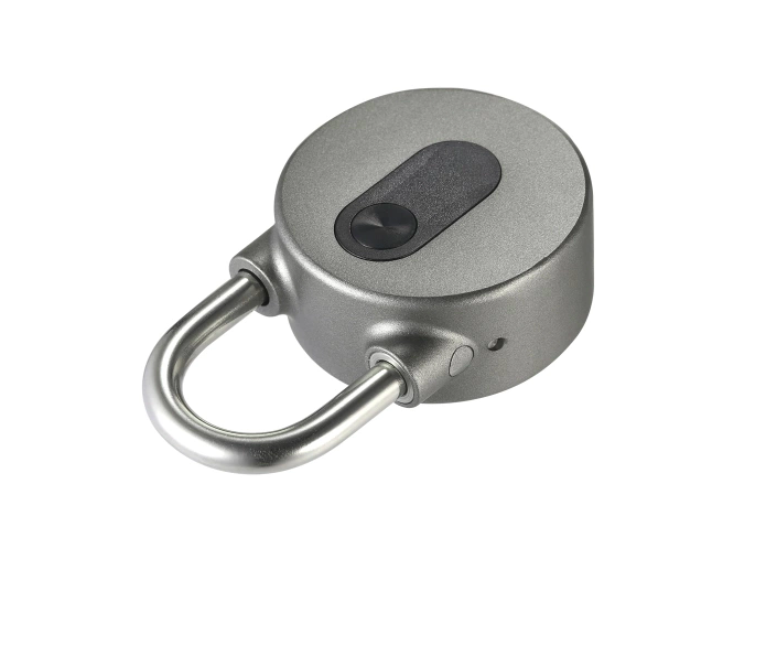 smart padlock front view