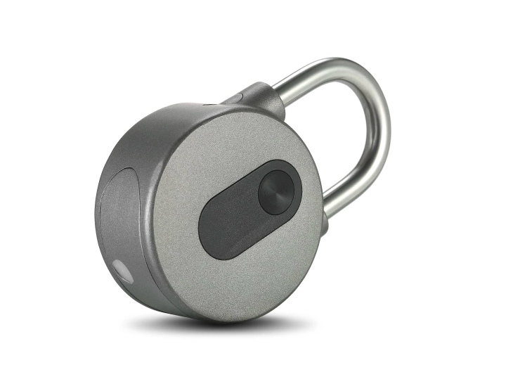 smart padlock side view