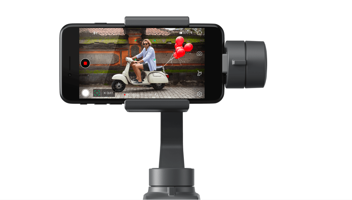 smartphone gimbal landscape view