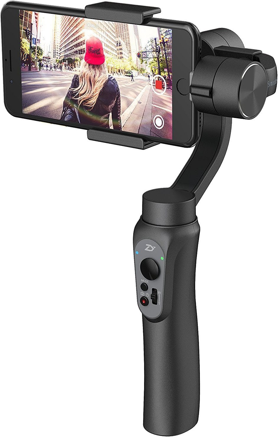 smartphone gimbal stabilizer side