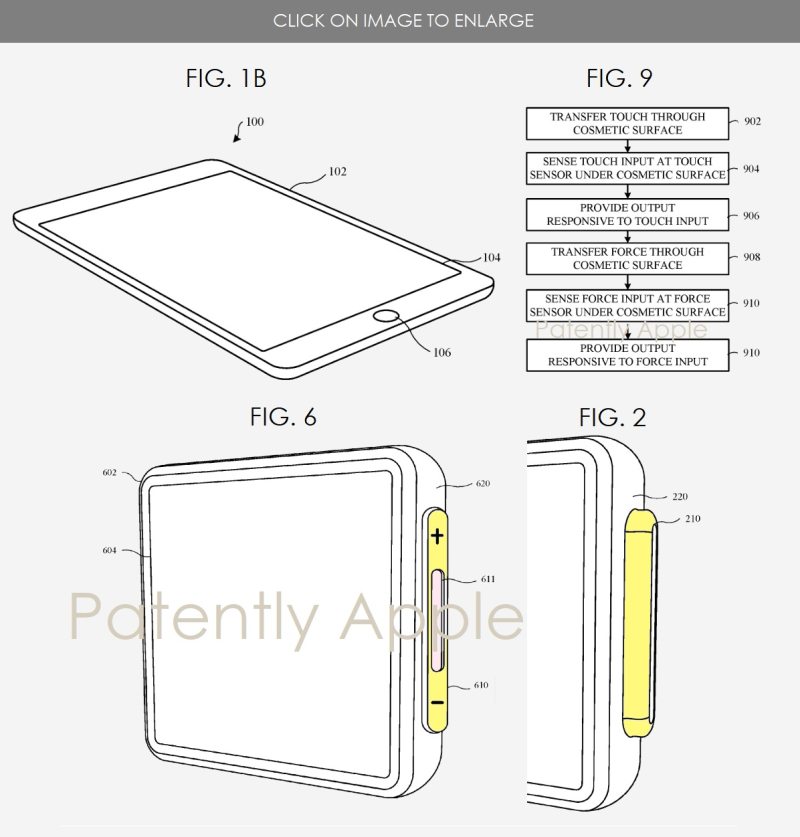 tablet design patent drawings