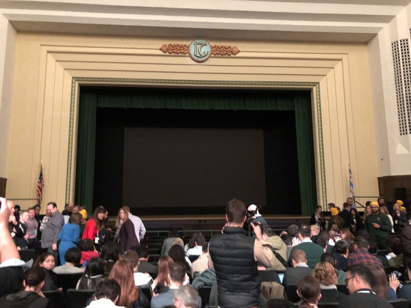 theater audience waiting