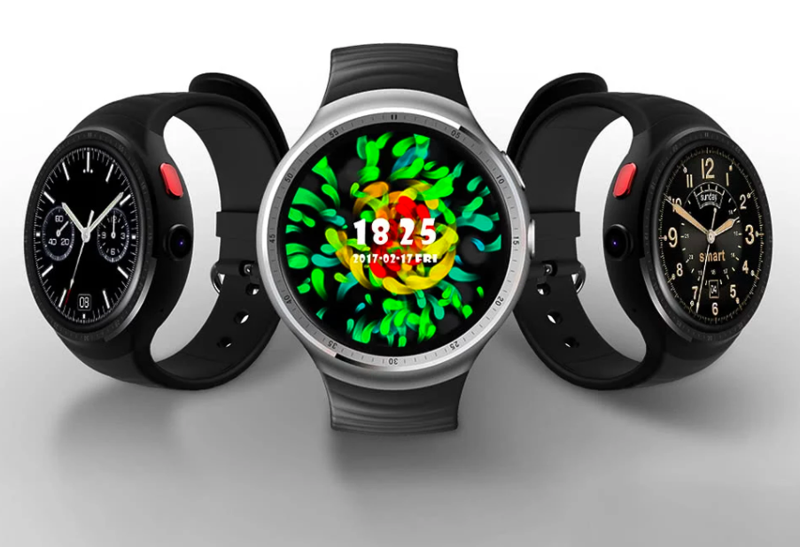 three smartwatches display