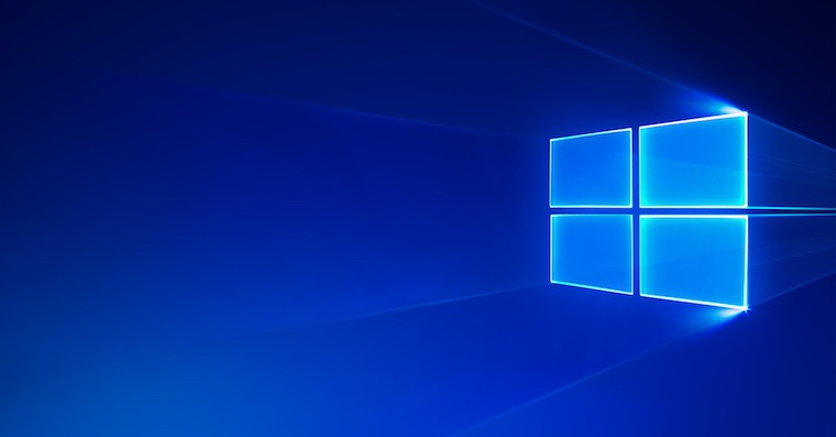 windows logo blue background