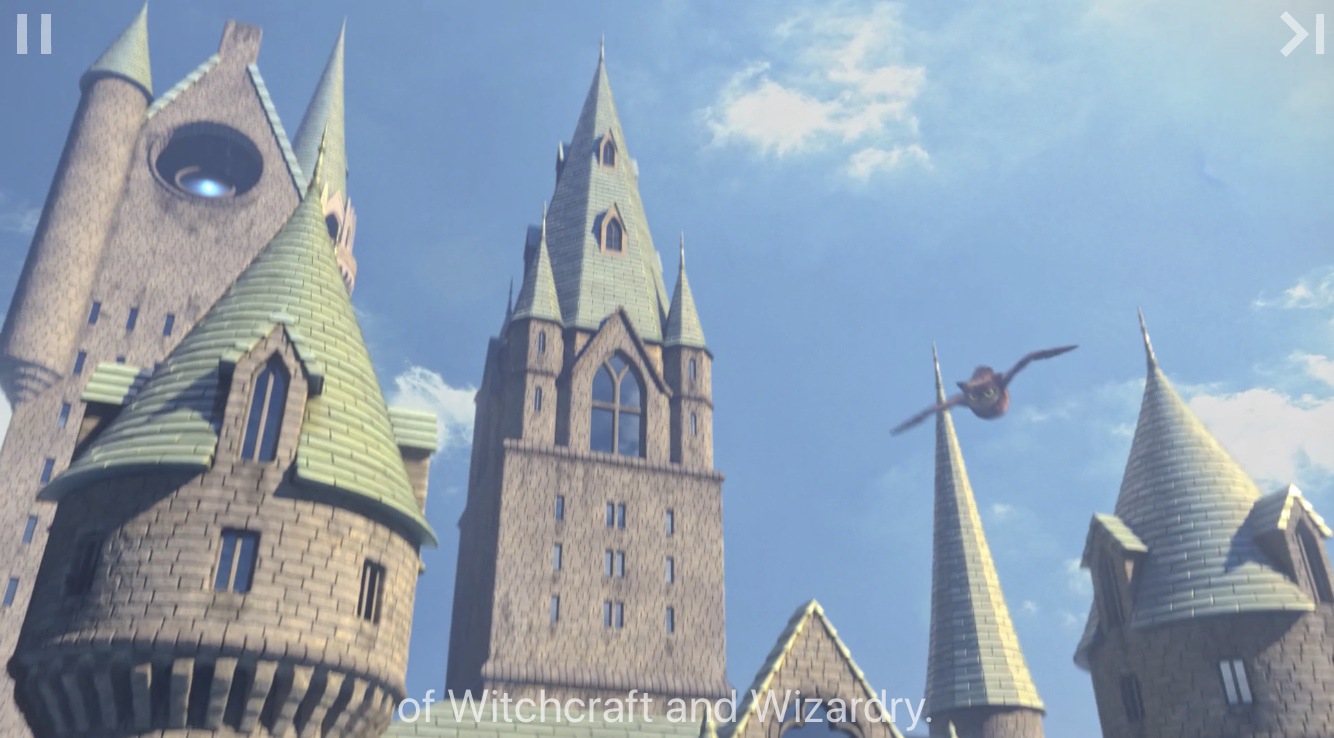 animated castle scene