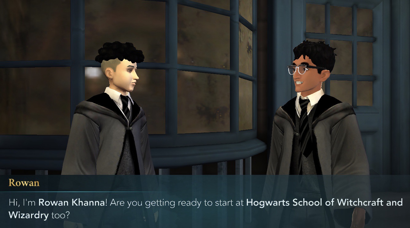 animated students conversation