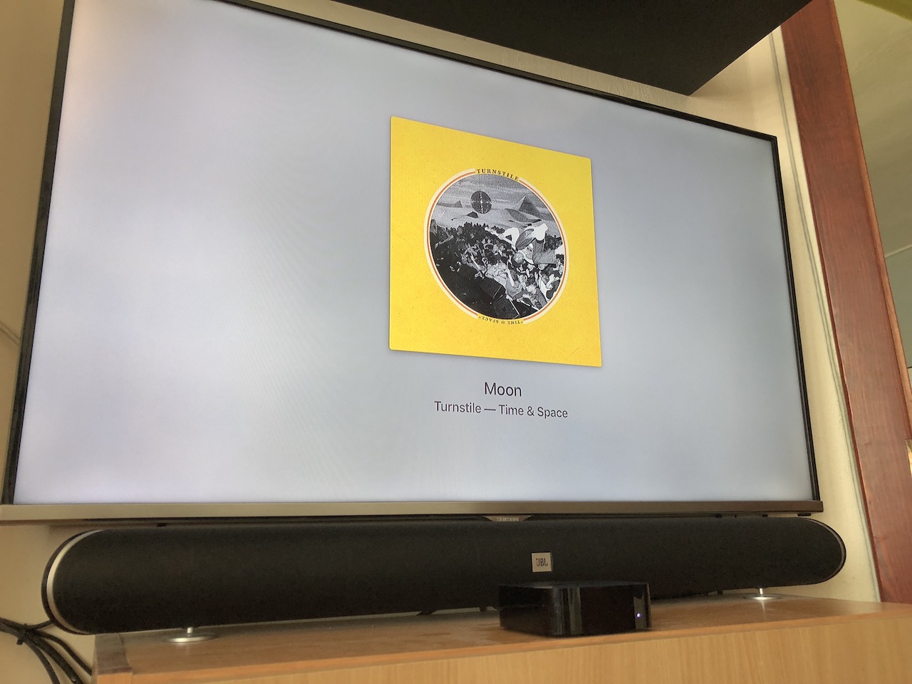 apple tv music interface