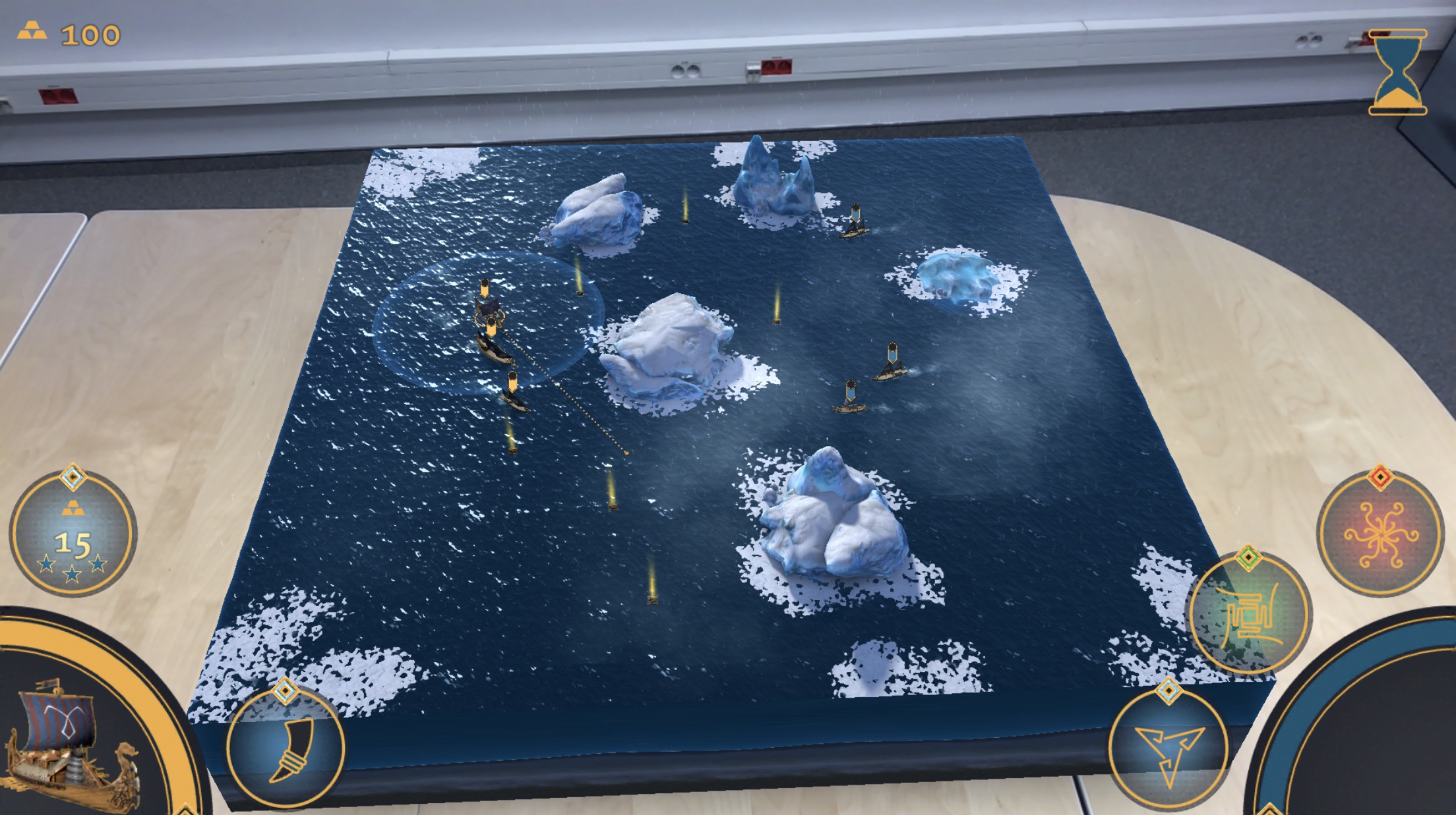 augmented reality game icebergs