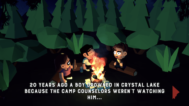 campfire storytelling scene
