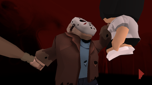 character holding person