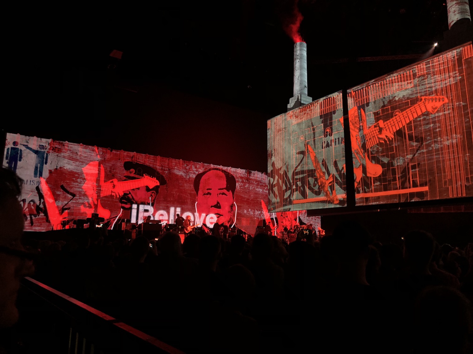 concert stage believe text