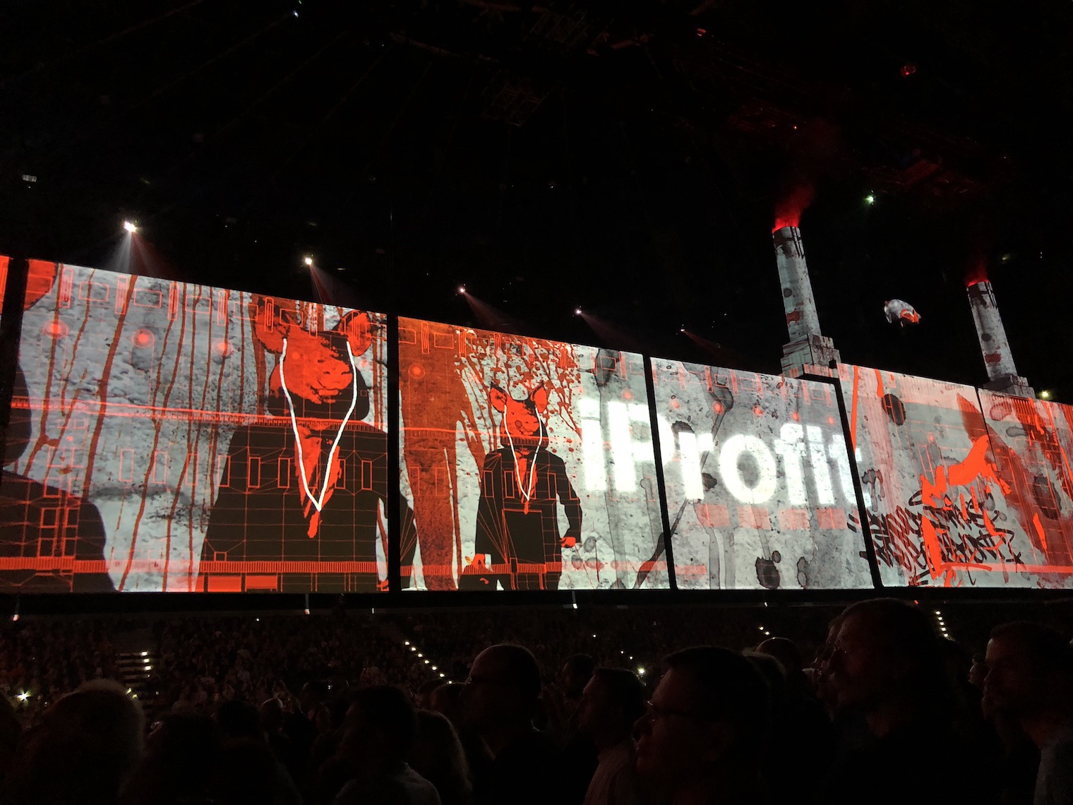 concert stage profit text