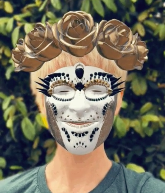 decorative mask filter