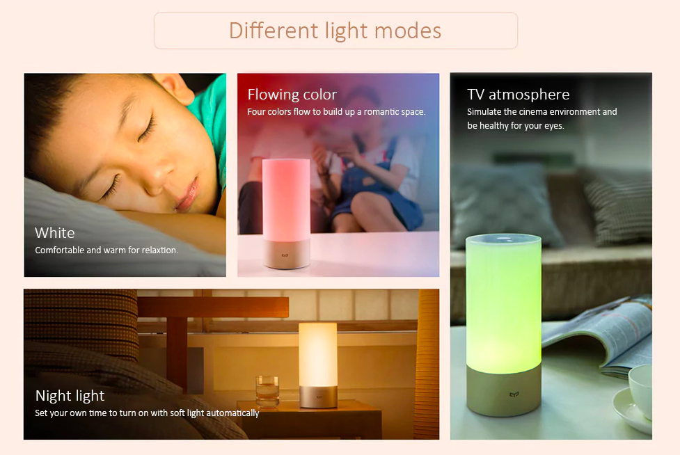 different light modes
