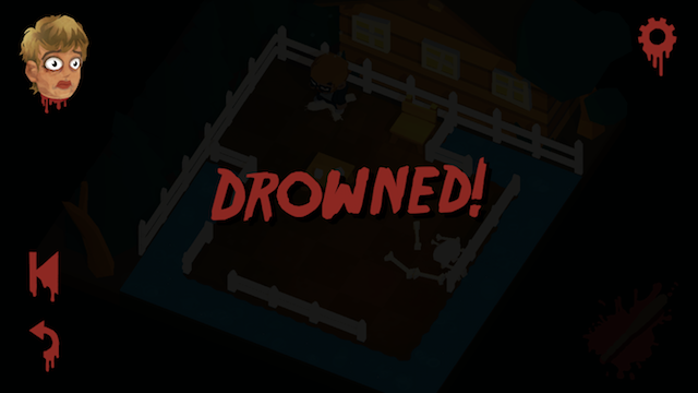 drowned text scene