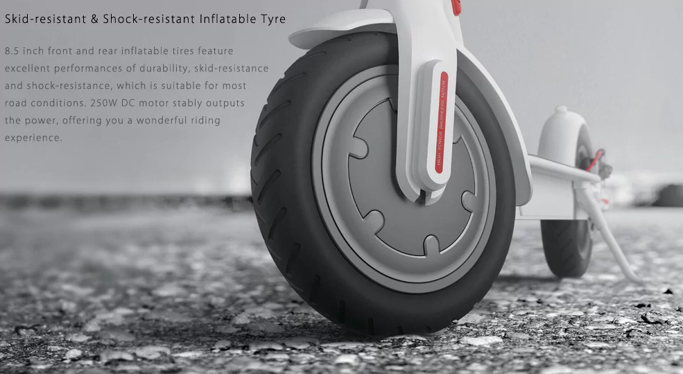 electric scooter inflatable tyre