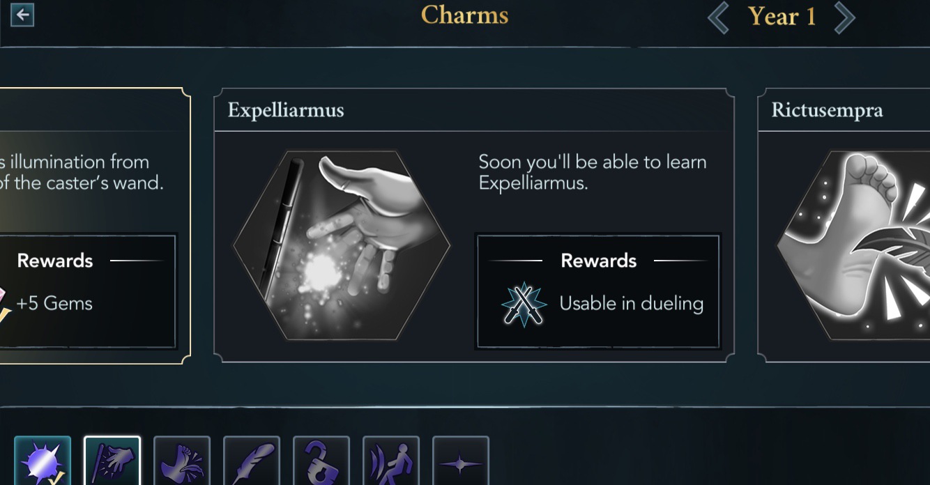 expelliarmus charm rewards