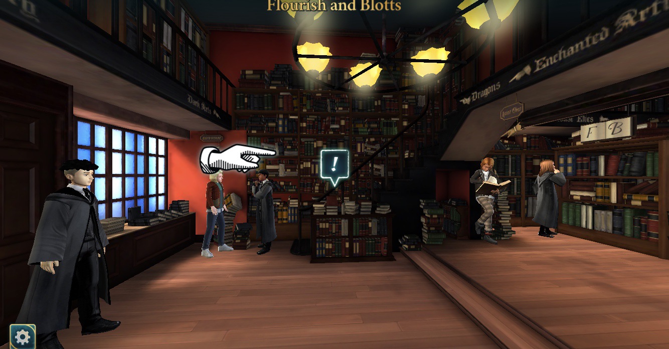 flourish and blotts bookstore