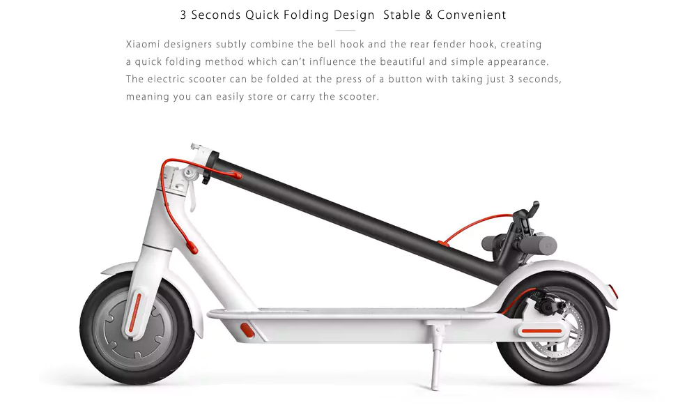 folding electric scooter design