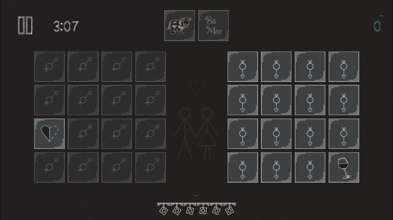 gameplay screen with icons