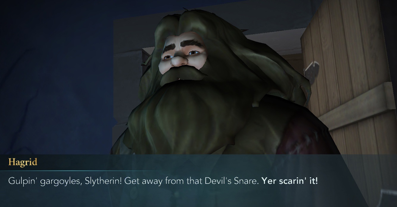 hagrid dialogue scene