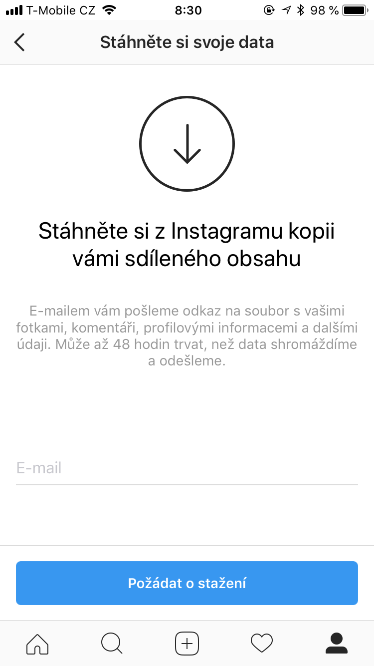 instagram data download