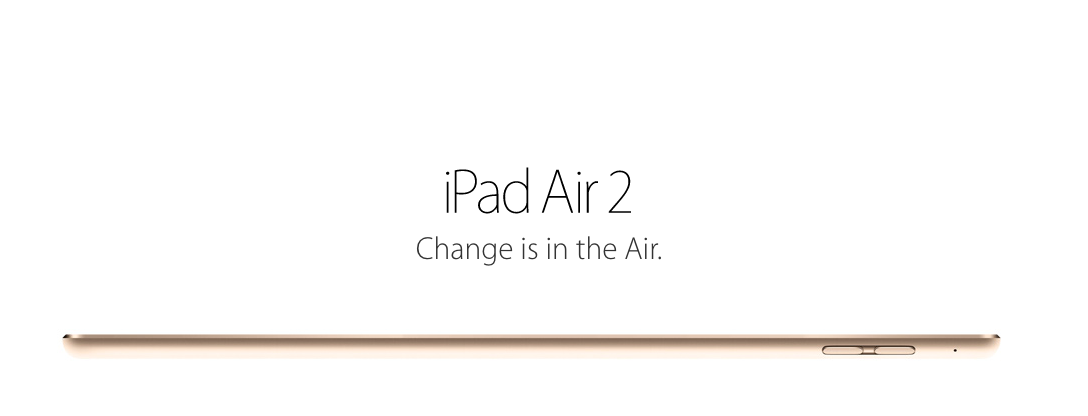 ipad air 2 side profile