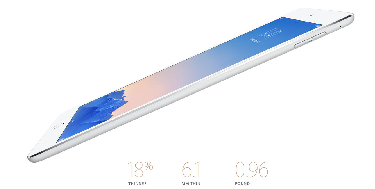 ipad air 2 thin design