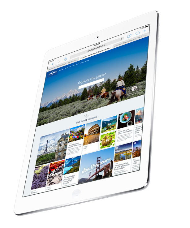 ipad air browsing