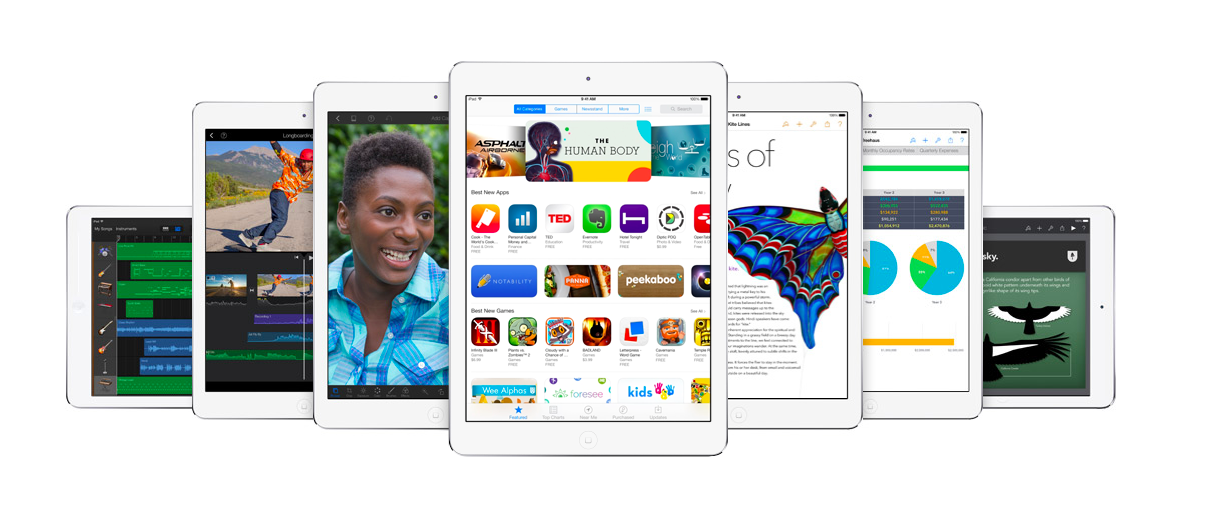 ipad air multiple apps