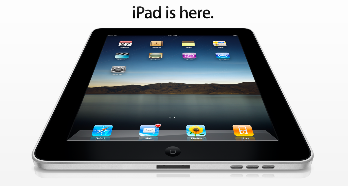 ipad front view apps