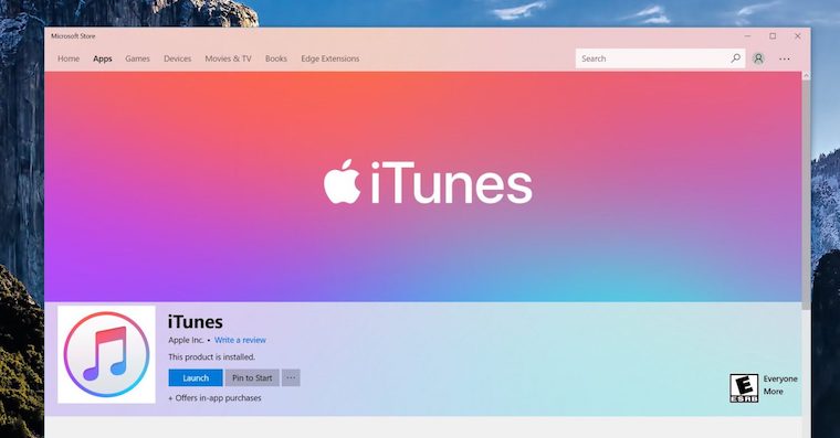itunes store interface