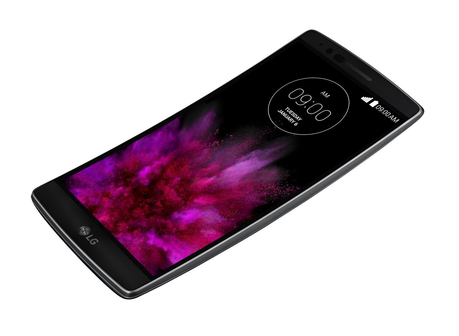 lg curved smartphone display
