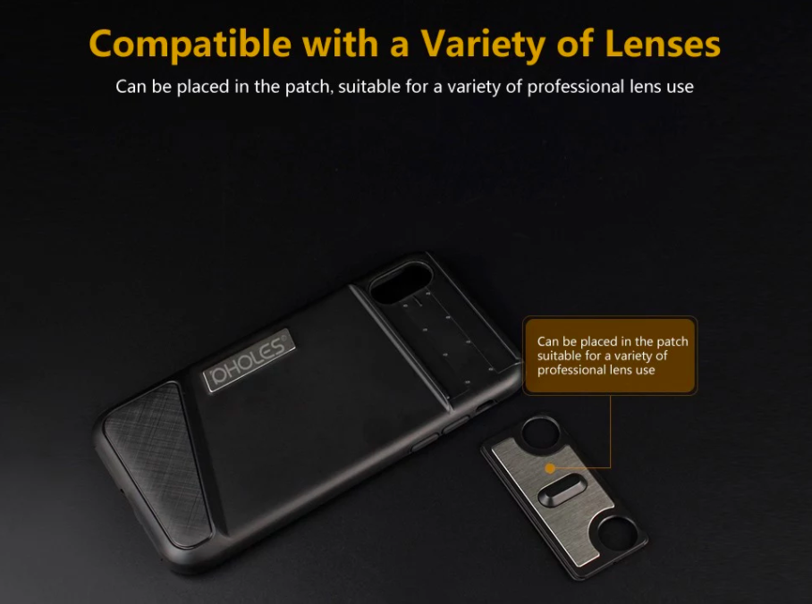 phone case compatible lenses