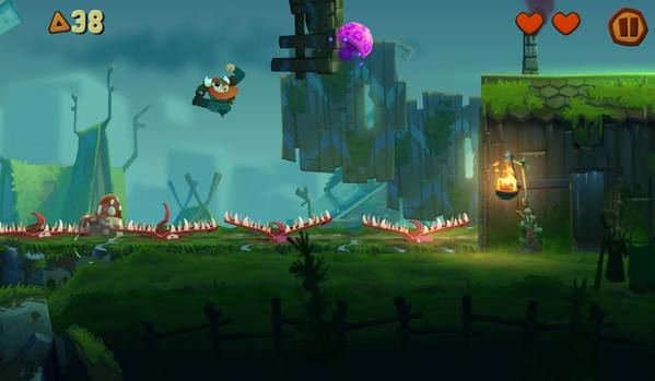 platformer game jumping action