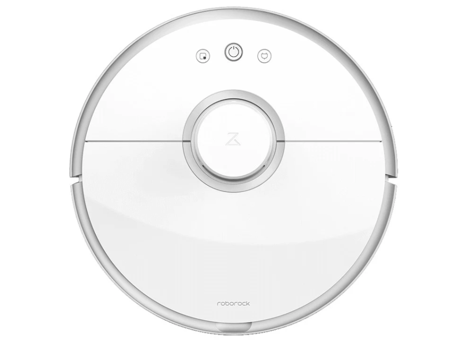 robot vacuum top view