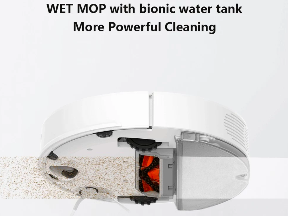 robot vacuum wet mop feature