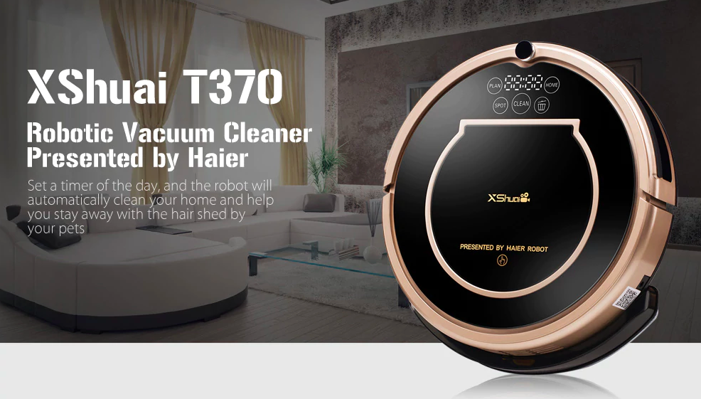 robotic vacuum cleaner living room setup
